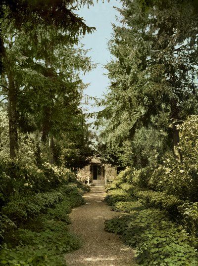 Kerti ösvény Claude Monet kertjében, Givernyben alkotó: French Photographer