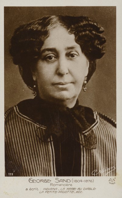 George Sand (1804-1876), francia regényíró alkotó: French Photographer