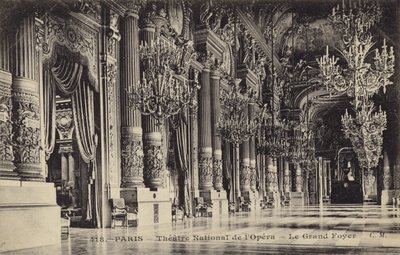 A Theatre National de lOpera nagy előcsarnoka, Párizs alkotó: French Photographer