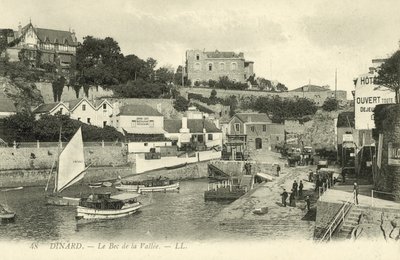 Harbour, Dinard (f/w fotó) alkotó: French Photographer
