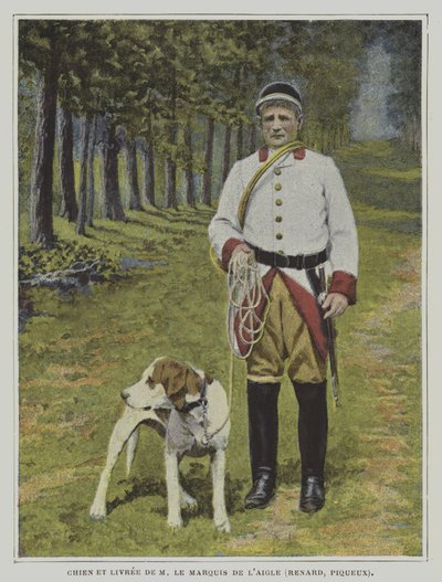 Vadászkutya és vadász Marquis de l