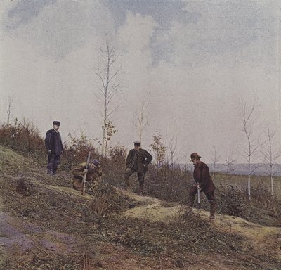Vadásztársaság (színes fotó) alkotó: French Photographer