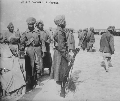 Indiai katonák Franciaországban, 1914-1915 alkotó: French Photographer