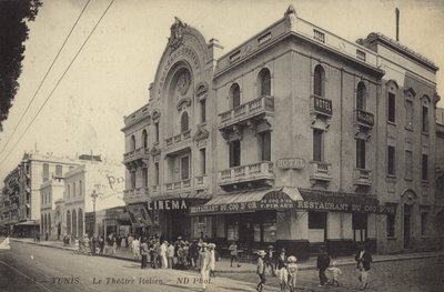Olasz Színház, Tunisz, Tunézia alkotó: French Photographer