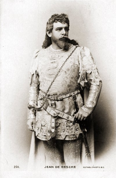 Jean de Reszke mint Rómeó Charles François Gounod Rómeó és Júlia című operájában alkotó: French Photographer