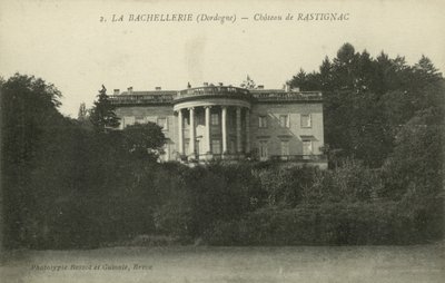 La Bachellerie, Dordogne, Chateau De Rastignac (f/w fotó) alkotó: French Photographer