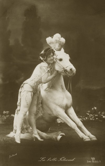 La Belle Titcomb (fekete-fehér fénykép) alkotó: French Photographer