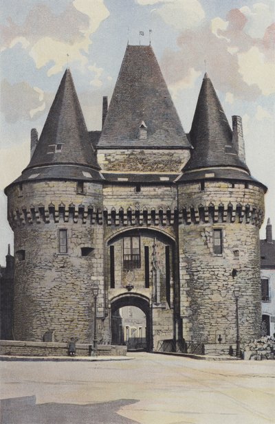 La Ferte-Bernard, Városkapu, a bejárat oldala (Városháza) alkotó: French Photographer