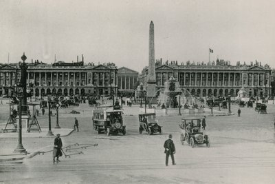 La Place de la Concorde, A Concord helye (fotómetszet) alkotó: French Photographer