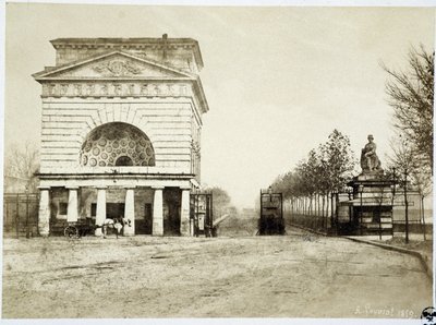Passy sorompója „Párizs akadályaiban”” Gouviot fotói alkotó: French Photographer