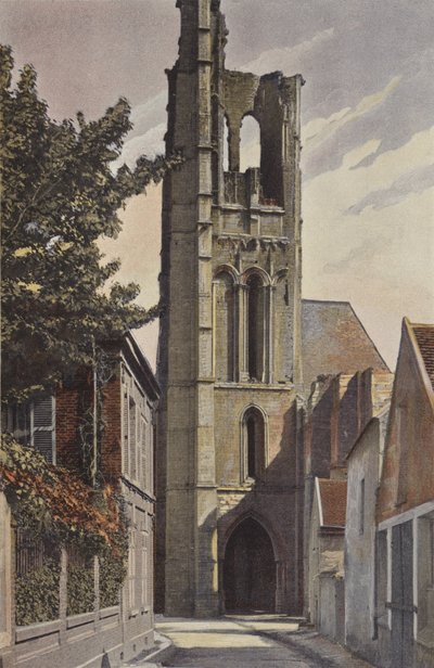 Larchant, templomtorony, Cote O alkotó: French Photographer
