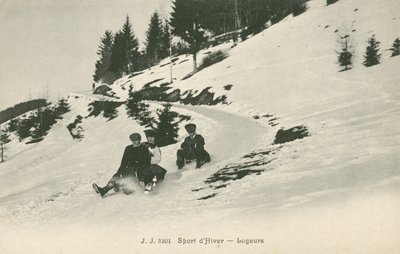 Lugers a hegyen (f/w fotó) alkotó: French Photographer