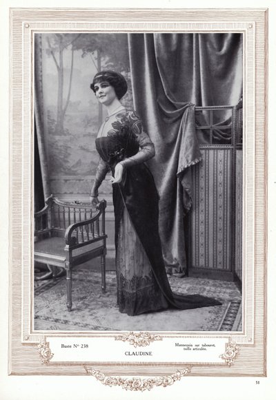 Pierre Imans által készített manöken (fekete-fehér fotó) alkotó: French Photographer