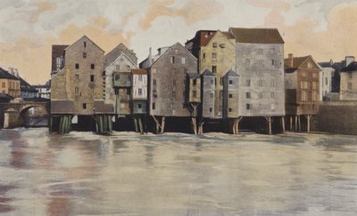 Meaux, Old Mills on the Marne alkotó: French Photographer