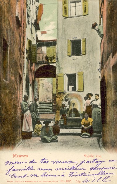 Menton, Franciaország, Old Street alkotó: French Photographer
