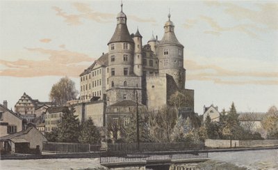 Montbeliard, kilátás a kastélyra alkotó: French Photographer