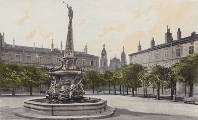 Nancy, Fontaine és Place dAlliance alkotó: French Photographer