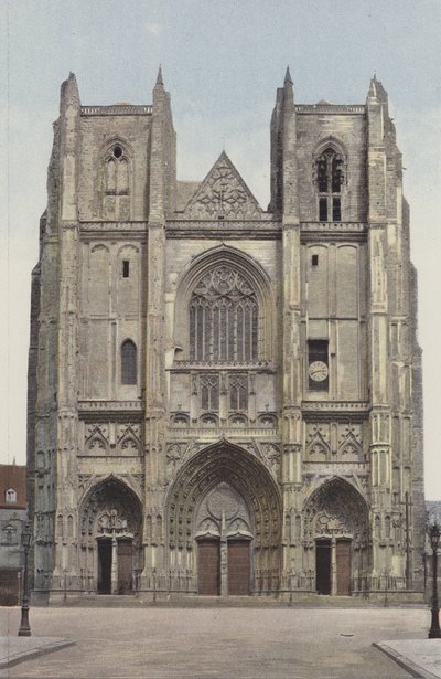 Nantes, katedrális, homlokzat O alkotó: French Photographer