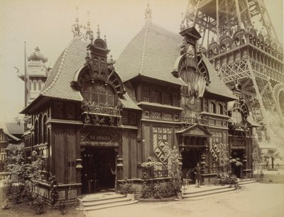 Nicaraguai pavilon a párizsi kiállításon 1889-ben (fotó) alkotó: French Photographer