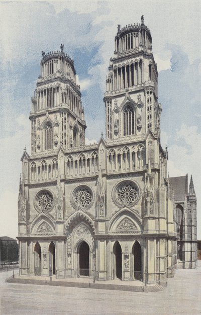 Orleans, Sainte-Croix katedrális, homlokzat O alkotó: French Photographer