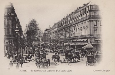 Párizs, Boulevard Des Capucines, The Grand Hotel alkotó: French Photographer
