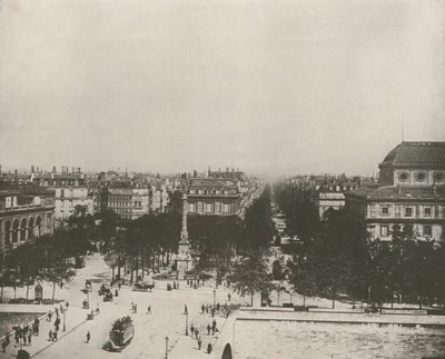 Párizs: The Place du Chatelet (f/w fotó) alkotó: French Photographer