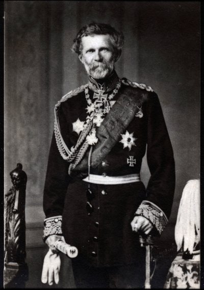 Edwin Freiherr von Manteuffel (báró von Manteuffel) (1809-1895), német tábornagy portréja. alkotó: French Photographer