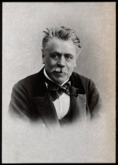 Henri Francois Becque (1837-1899) francia drámaíró portréja. alkotó: French Photographer