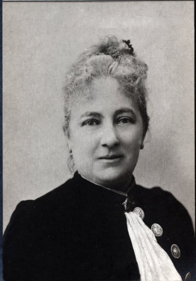 Juliette Adam (1836-1936), francia író és feminista portréja. alkotó: French Photographer