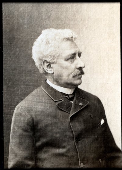 Olivier Metra (1830-1889) francia karmester és zeneszerző portréja. alkotó: French Photographer