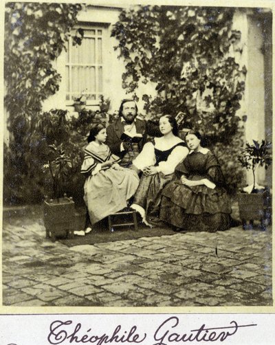 Théophile Gautier (1811-1872) portréja a családban. alkotó: French Photographer