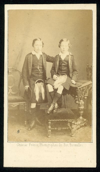 Arthur herceg és Lipót herceg alkotó: French Photographer