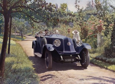 Renault, Torpedo "Sport", 40 LE 6 hengeres (színes fotó) alkotó: French Photographer