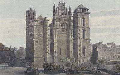 Rodez, katedrális, homlokzat O alkotó: French Photographer