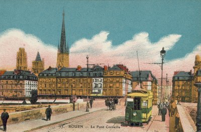 Rouen: Corneille-híd (színes fénykép) alkotó: French Photographer