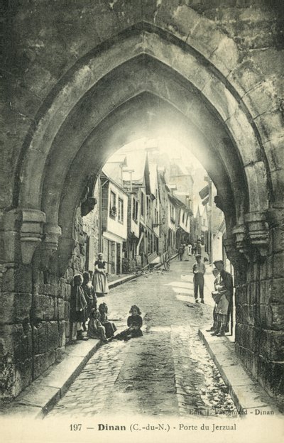 Jézus utca, Dinan (f/w fotó) alkotó: French Photographer