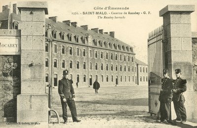Saint-Malo, Franciaország, Rocabey Barracks alkotó: French Photographer