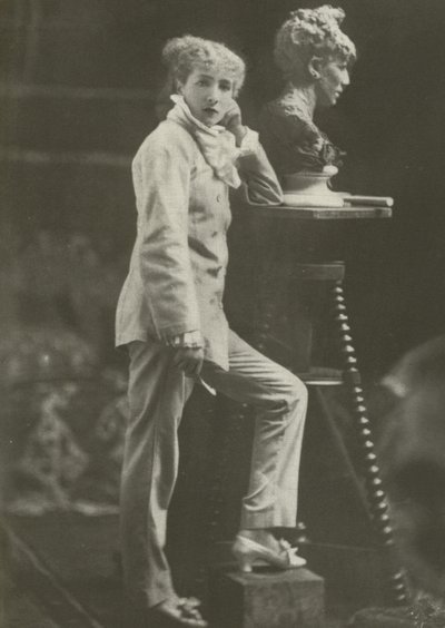 Sarah Bernhardt, 1869-ben (f/w fotó) alkotó: French Photographer