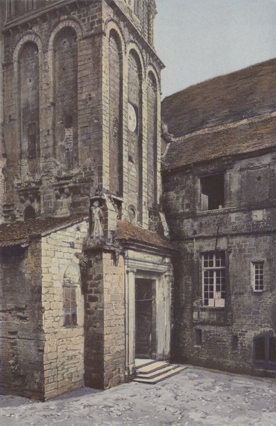 Sarlat, a régi székesegyház harangtornya és az egykori püspökség alkotó: French Photographer
