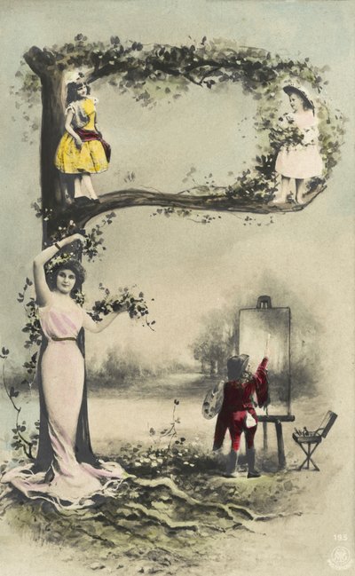 A P betű (színes fotó) alkotó: French Photographer