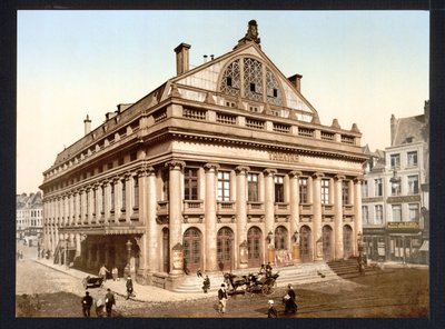 The Theatre, Lille, Franciaország, kiadás 1895 körül alkotó: French Photographer