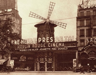 A „Le Moulin Rouge” kabaré és mozi Párizsban alkotó: French Photographer