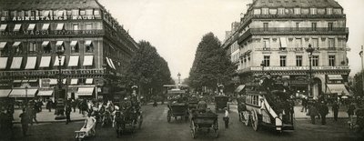 Forgalom Párizsban, Franciaországban, a XX. század elején alkotó: French Photographer