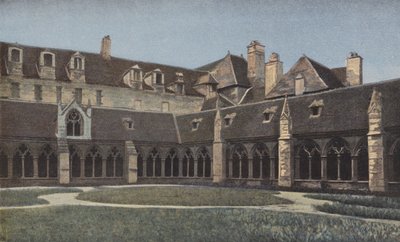 Treguier, kolostor, belső nézet alkotó: French Photographer