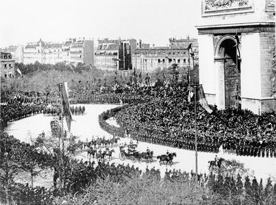 Miklós cár párizsi látogatása, 1896 alkotó: French Photographer