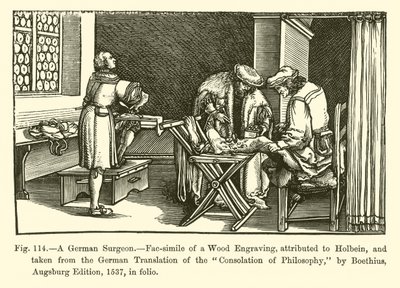 Egy német sebész (metszet) alkotó: French School