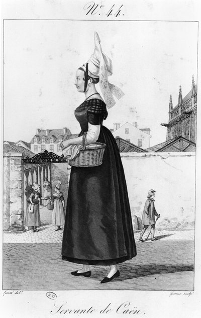 Egy cselédlány Caenből, 1820-30 körül alkotó: French School