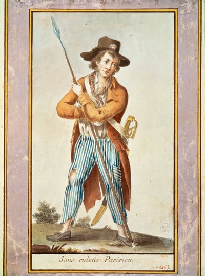 Egy párizsi sansculotte alkotó: French School