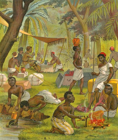 Szünet Afrikában alkotó: French School