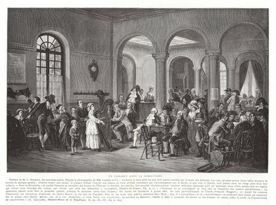 Kabaré a címtár alatt, francia forradalom, 1795-1799 alkotó: French School